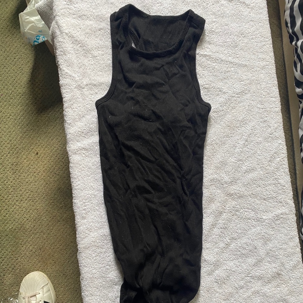 Black Tank Bodysuit